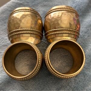 Brass Napkin Rings